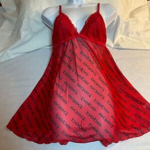 Bebe Scarlet Lace Chemise
